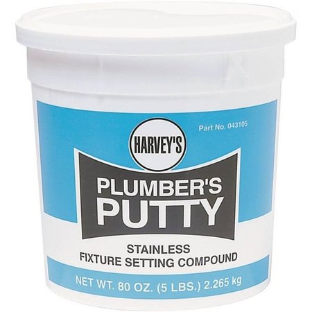 HARVEY Plumbers Putty Stanless 5Lb 043105